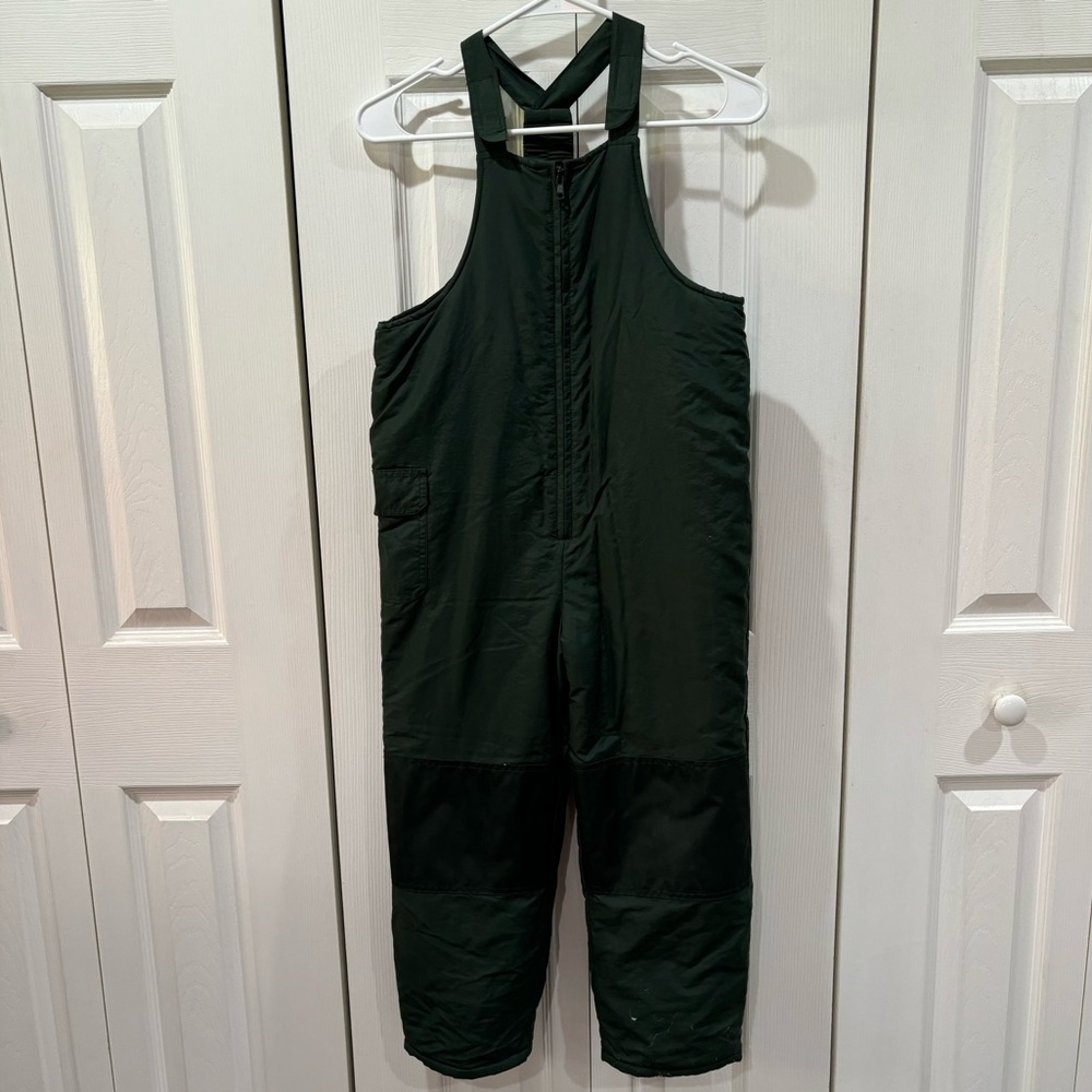 CIRCO Kid’s Unisex Waterproof Snow Overalls Snow Pants - forest green size S 6/7